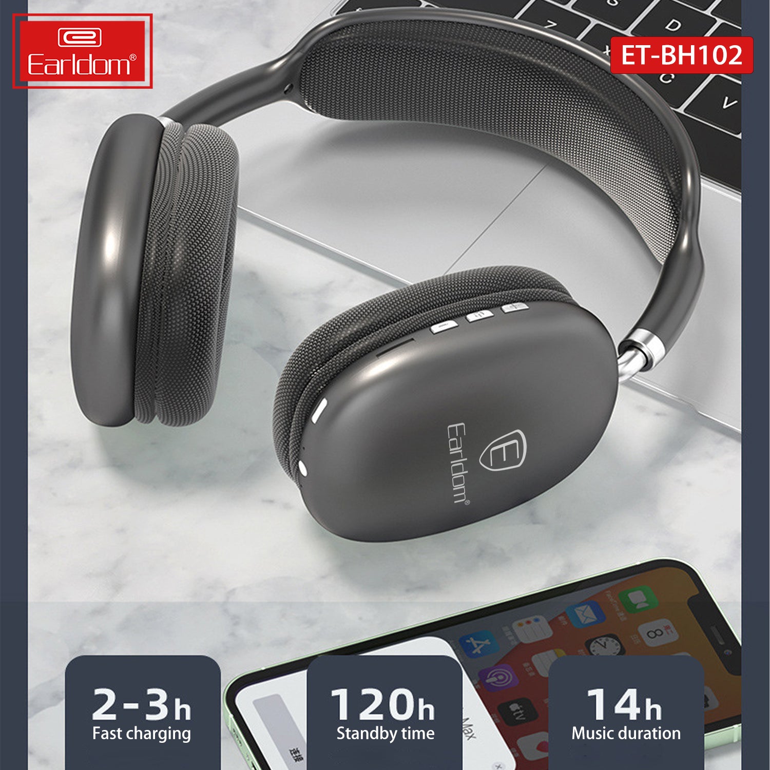 Earldom Bluetooth Headphone ET-BH102 Earldom Bluetooth Headphone ET-BH102